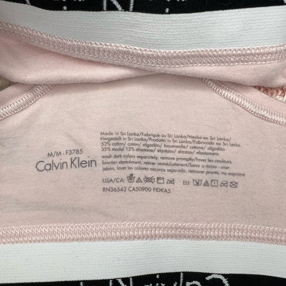 Calvin Klein Women’s Modern Cotton Unlined Wireless Bralettes in Nymph’s Thigh - Picture 4 of 4